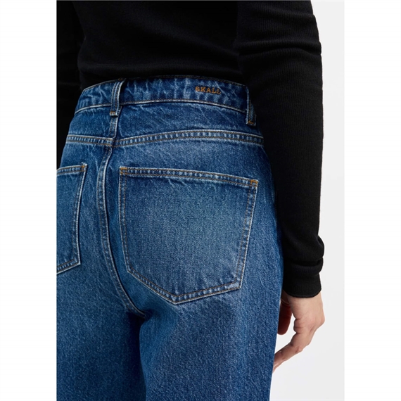 Skall Studio Maddy Straight Jeans, Vintage Washed Blue